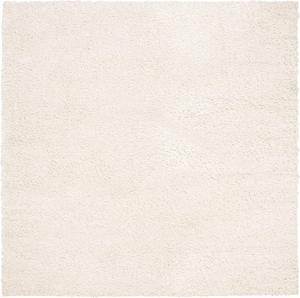 Ковер SAFAVIEH, 336 x 336 см, August Shag Collection, Ivory, сплошной дизайн, без линьки и простой в уходе, идеален для помещений с высокой проходимостью в гостиной, спальне (AUG900C)