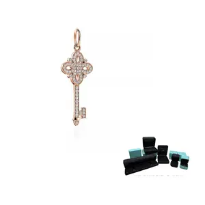 TIFFANY & CO. 18K розовое золото, бриллиант 0,09 карата подвески унисекс розовый