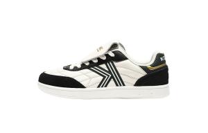 KELME Женские низкие скейтбордские кроссовки White Black с защитой от скольжения и устойчивостью к износу