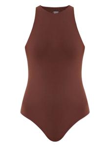 Бесшовный боди Heist, коричневый