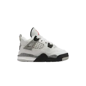 Кроссовки Air Jordan 4 Retro OG TD 'White Cement' 2025, белый
