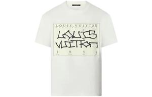 Новые квартальные продукты LV T-shirt Men Louis Vuitton, белый