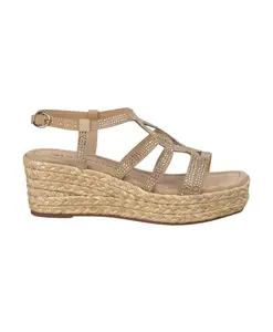 Сандалии на танкетке средней высоты Alma En Pena, бежевый