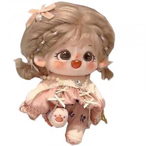 Хлопковая плюшевая кукла высотой 20 см Happy Fish, розовый