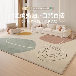 Budis Ковер 160х230 см из искусственной шерсти для гостиной/спальни, утолщенный, звукоизоляционный, современный дизайн