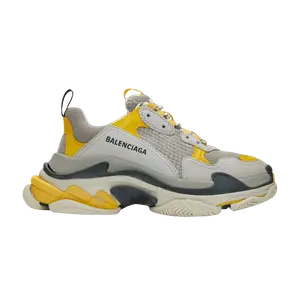 Кроссовки Balenciaga Wmns Triple S Trainer Yellow Grey, желтый