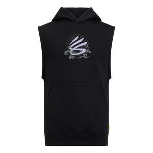 Толстовка curry tour sleeveless hoodie 'black' Under Armour, черный