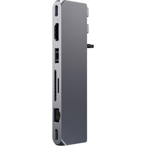Док-станция Satechi 8-in-1 Pro Hub Max (Space Gray) ST-UCPHMXM