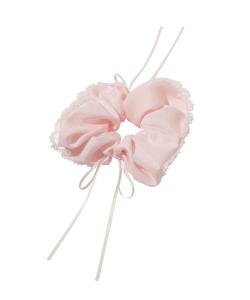 Резинка для волос с кружевной лентой Maison De Fleur, цвет Black