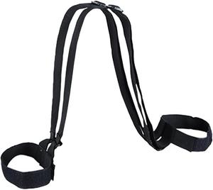 BESPORTBLE Ремни для сноуборда Регулируемые ремни Аксессуары для рюкзака Аксессуары для отдыха на природе Рюкзак для переноски скейтборда, Чехол для скейтборда Многофункциональный ремень для сноуборда Нейлоновый ремень, Black