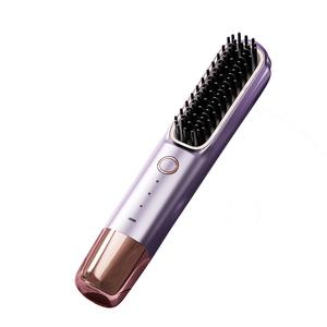Беспроводной утюжок для волос с отрицательными ионами, портативный, для домашнего использования 1088 ZHIYILIANGPIN, фиолетовый