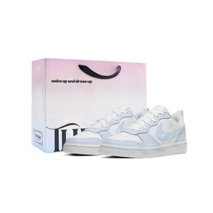 Детские скейтерские кеды Court Borough Nike, светло-голубой