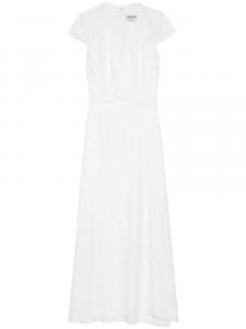 Zadig&Voltaire платье миди Rapazi, белый