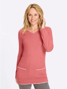 Sieh an! Длинный свитер с изображением фламинго