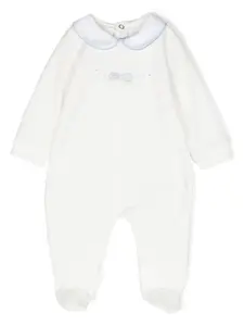 Пижама с длинными рукавами и вышивкой Siola, белый