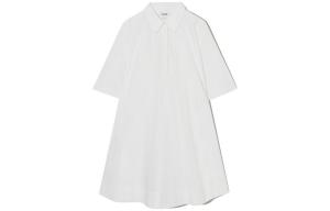 Платье с короткими рукавами женское белое Cos