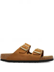 Мягкие сандалии Arizona с пряжками Birkenstock, коричневый