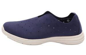 REBECCA LIM'S Бежево-синие коллекционные низкие повседневные туфли на мягкой подошве слипоны для ходьбы унисекс повседневная обувь - темно-синий, цвет Dark Blue