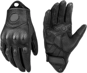 Мотоциклетные перчатки для мужчин и женщин, кожаные, для велоспорта, зимнего мотокросса, Perforated