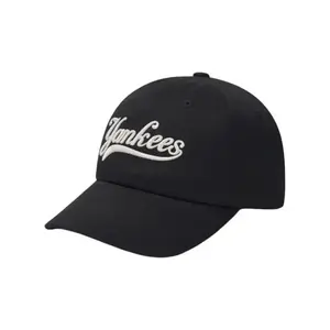 MLB Хлопковая полиэстеровая бейсболка унисекс черная, Black