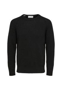 Пуловер SELECTED, черный