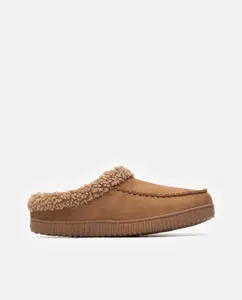 Мужские домашние тапочки с открытым носком и резиновой подошвой Xti, коричневый