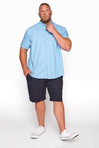 Эластичные шорты чиносы Badrhino Big & Tall, синий