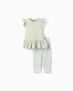 Комплект для малыша из цветного трикотажа в рубчик Zippy