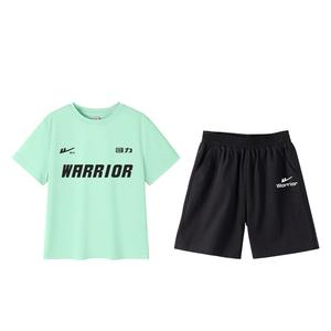 Детская повседневная спортивная одежда WARRIOR, water зеленый/h черный label-черный/h белый small label k