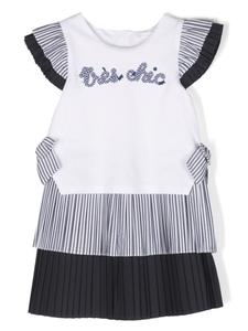 Платье с плиссировкой Patachou, белый