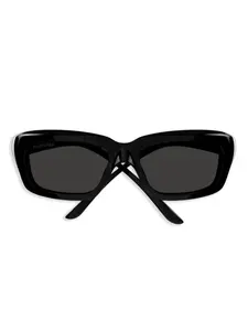 Солнцезащитные очки в геометричной оправе Balenciaga Eyewear, черный
