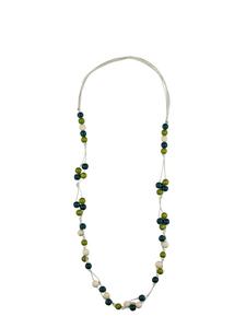 Collezione alessandro Длинное ожерелье «Пиа» зеленого цвета