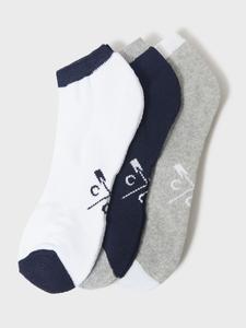 Носки из бамбуковой смеси до щиколотки Crew Clothing, мульти черный