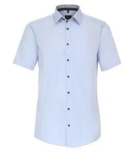 Деловая рубашка VENTI "Деловая рубашка VENTI с коротким рукавом однотонная", голубой
