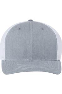 Регулируемая кепка дальнобойщика Richardson 112+ R-Flex, цвет heather grey/ white