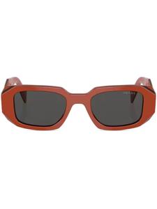Солнцезащитные очки в геометричной оправе Prada Eyewear, оранжевый