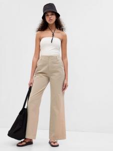 Свободные брюки Gap, бежевый