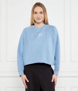 Свитер из дарача Loose fit Hugo, синий