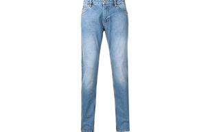 VERSACE JEANS COUTURE Зауженные брюки-джинсы мужские light blue