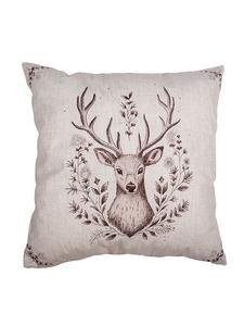 Clayre & Eef Чехол для подушки коричневого цвета - (Д)45 x (Ш)45 см