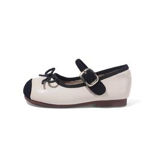 Кожаные туфли ABC DOUKIDS для детей ABCdoukids, бежевый