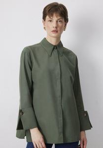 Блуза Touché Privé Button-down blouse, Khaki/Khaki