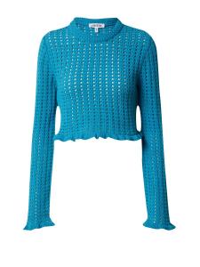 Тонкий вязаный свитер EDITED Sweater Gila, бирюзовый