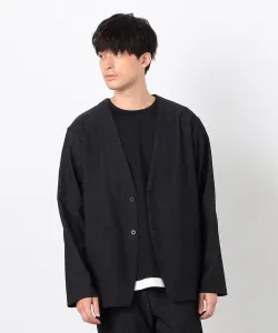 Куртка без воротника из трикотажа, напоминающего джинсовую ткань (подходит для различных вариантов экипировки) Comme Ca Ism, цвет Black