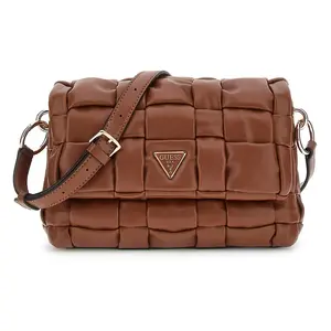 Сумка через плечо Guess Marion Flap, коричневый