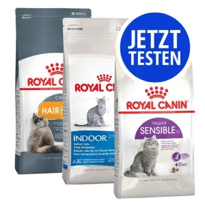 Сухой корм для взрослых кошек для ухода за зубами Royal Canin Sensitive, 3 x 400 г