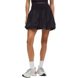 Повседневная короткая юбка женская Lululemon, черный