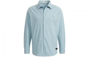 Adidas Рубашка мужская Demon Gray с лацканом умеренной ширины