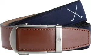 Мужской ремень Nexbelt для гольфа Hampton Tee Time, темно-синий