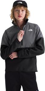 Женская утепленная куртка The North Face Glacier с воротником на молнии, черно-серый